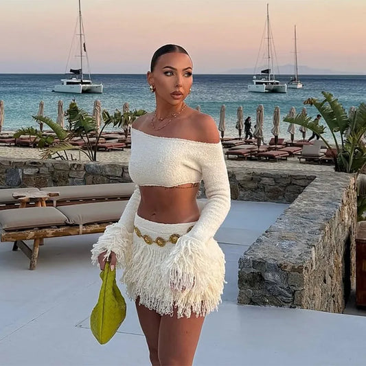 Nola – Off-Shoulder Knit Duo