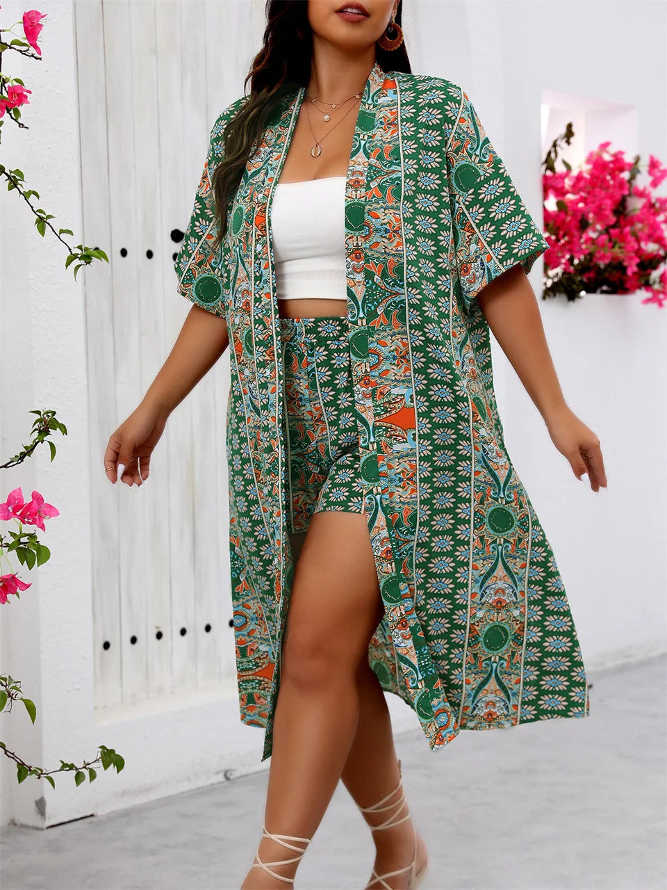 Leona – Boho Kimono Set