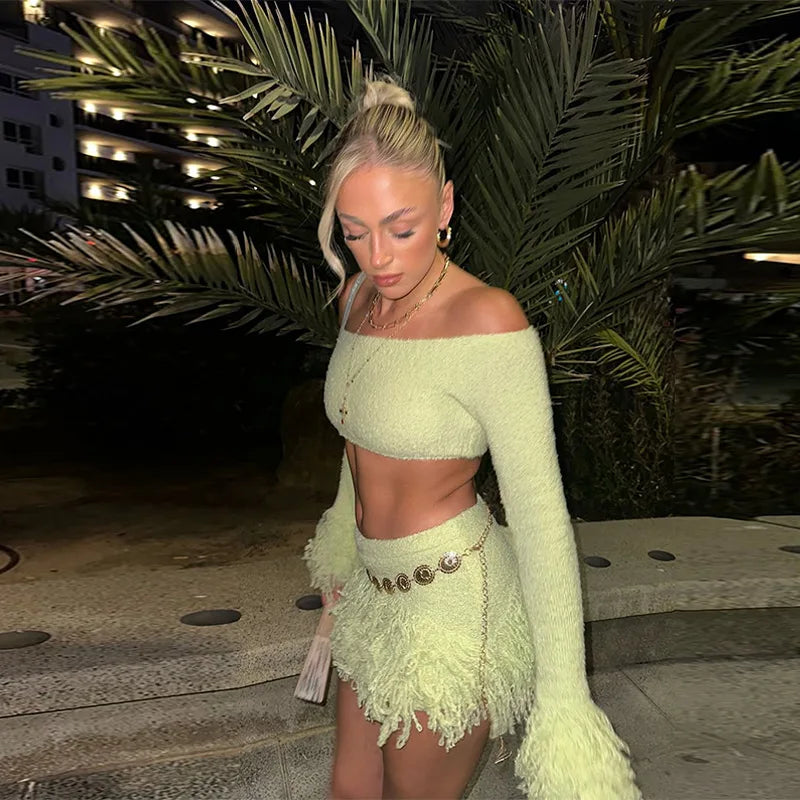 Nola – Off-Shoulder Knit Duo