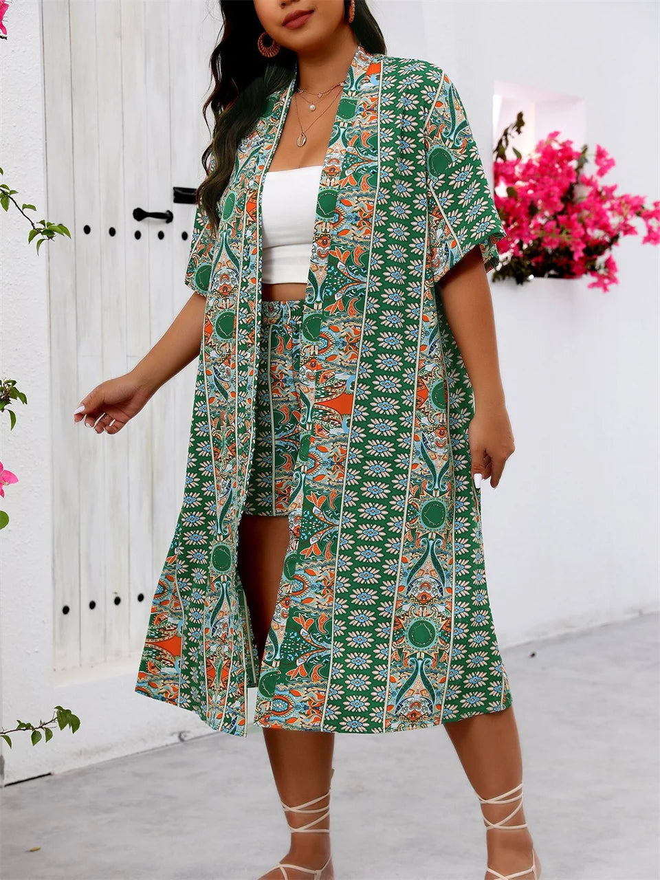 Leona – Boho Kimono Set