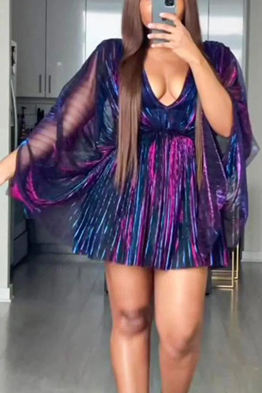 Kaela – V-Neck Party Dress