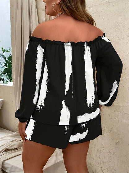 Aria – Off Shoulder Short Set