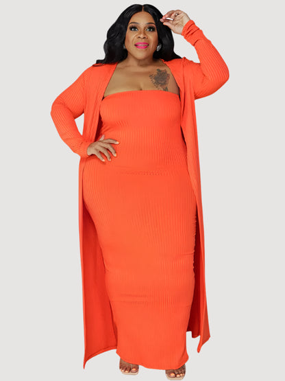 Soraya – Maxi Dress & Cardigan Set