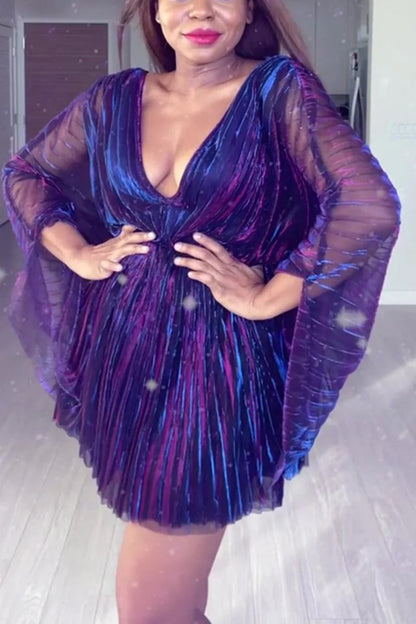 Kaela – V-Neck Party Dress