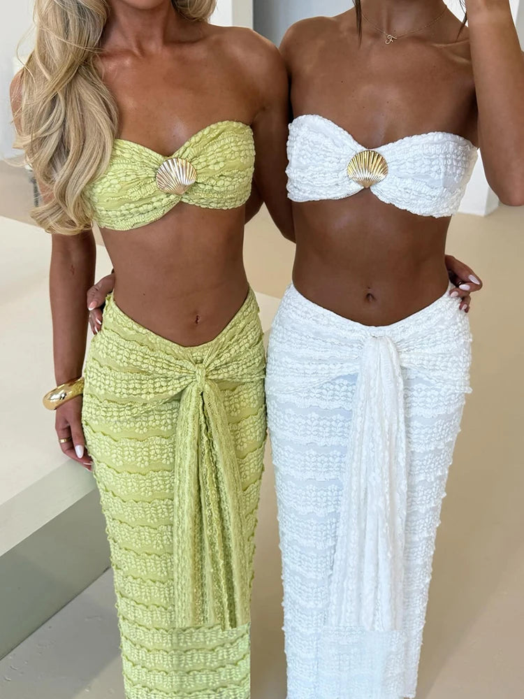 Vivi – Strapless Skirt Set