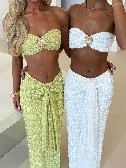 Vivi – Strapless Skirt Set